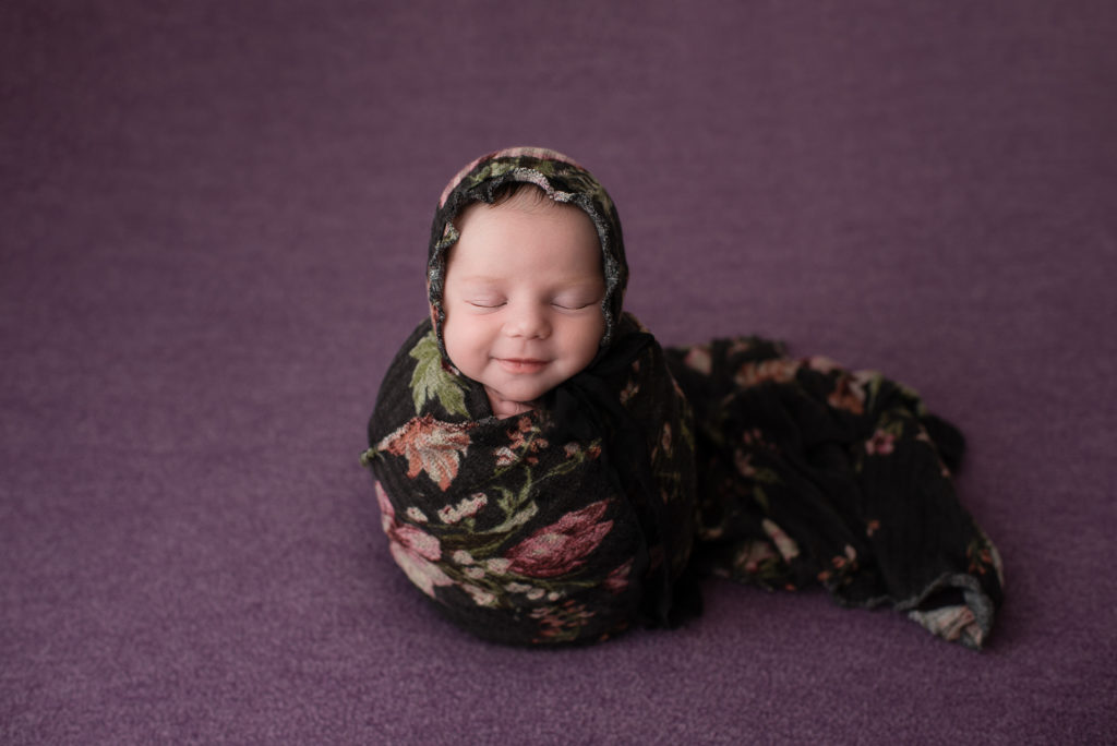 baby at a newborn session