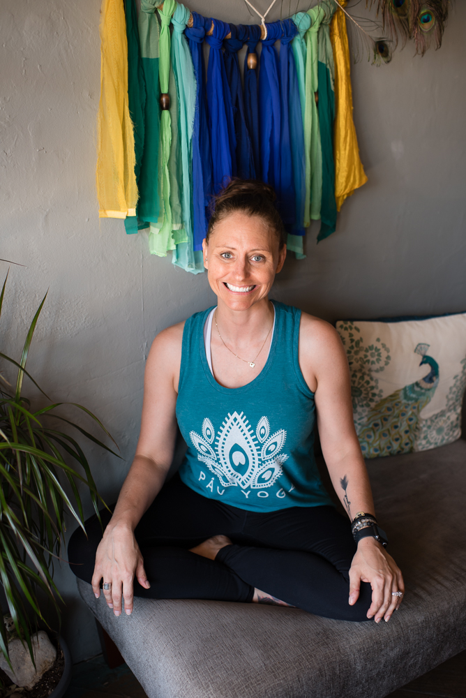 Ally McCrory, owner of Páv Yoga
